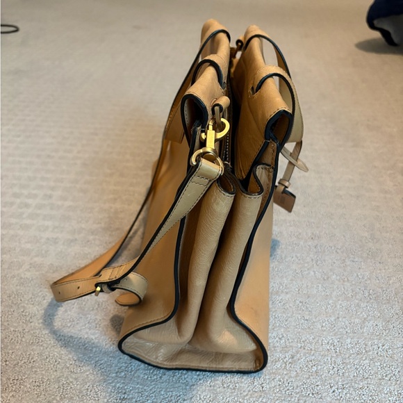 Kate Spade Saturday Tan Leather Large Satchel with Metal Hardware. EUC - Picture 12 of 12